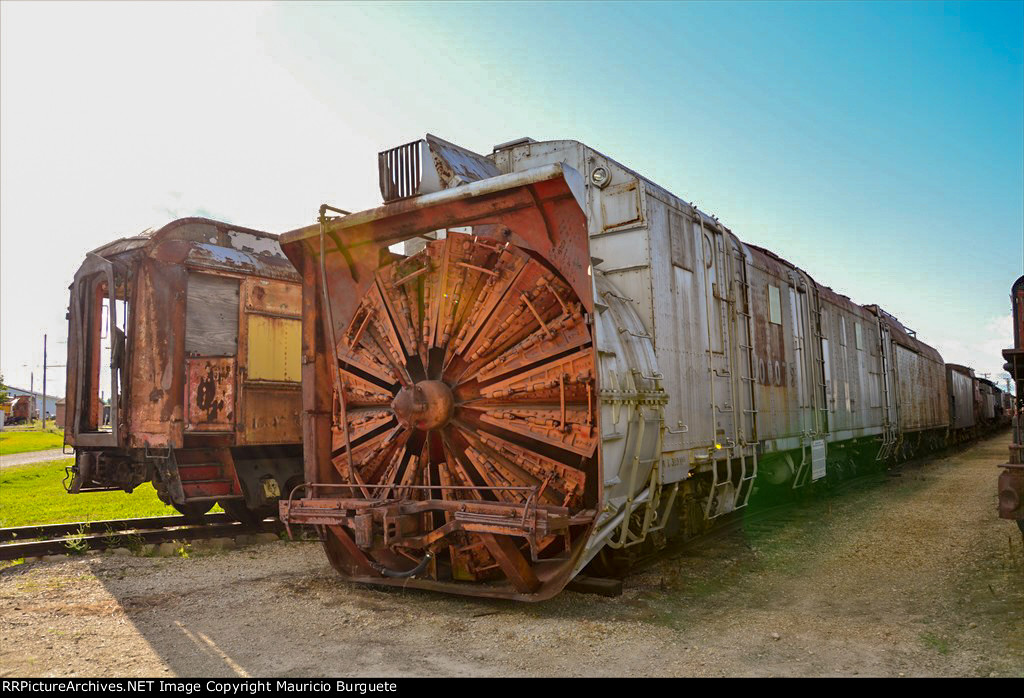 Union Pacific Steam Powered Leslie Rotary Snowplow